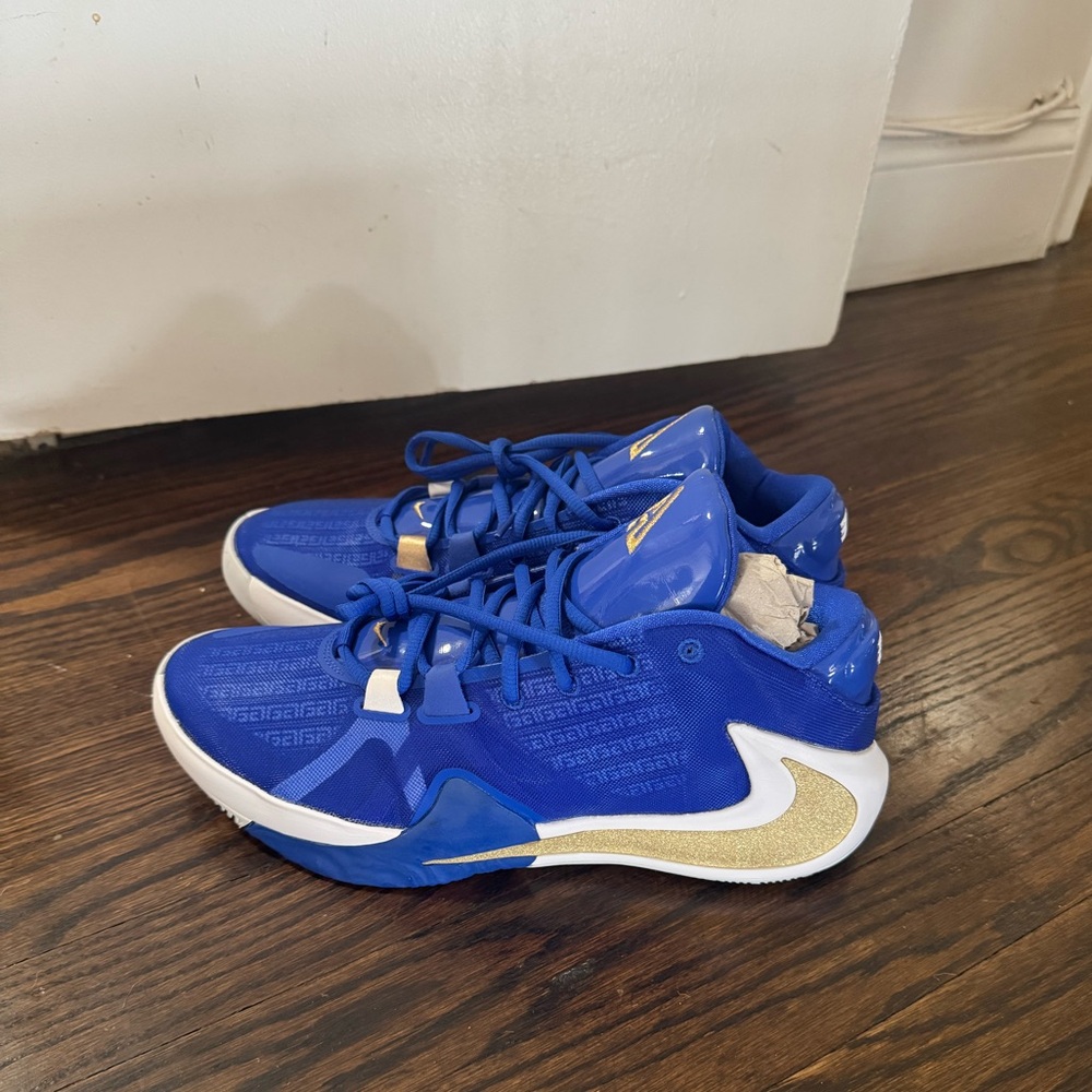 Nike Zoom Freak 1 Greece Blue White Gold ( BQ5422-400) Size 10 Brand New